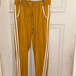 Indero Yellow Jogger Pants